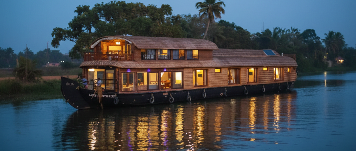 Houseboats in Alleppey